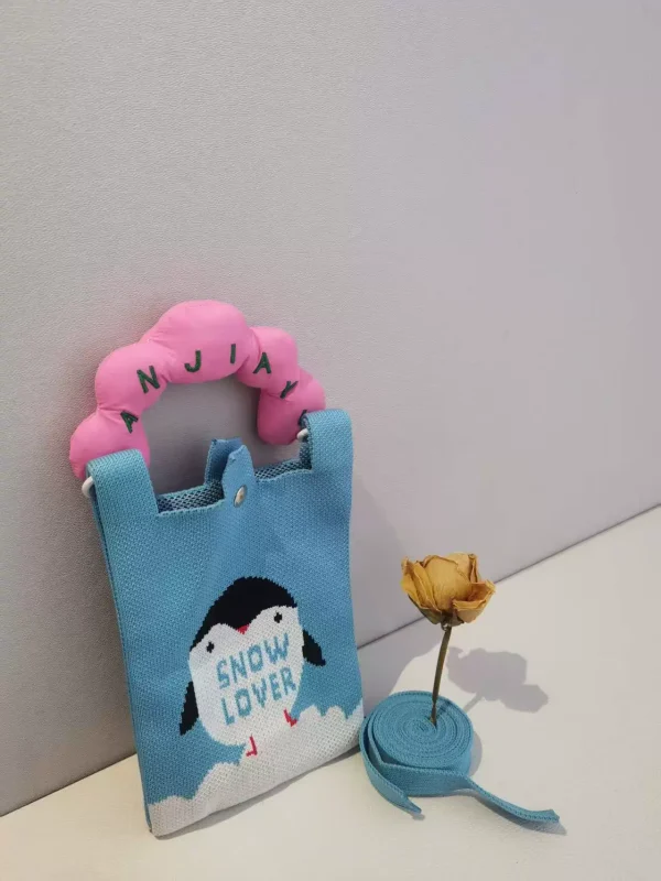 Snow Lover Penguin Crossbody Bag