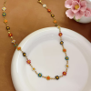 Multicolor Daisy Chain Necklace